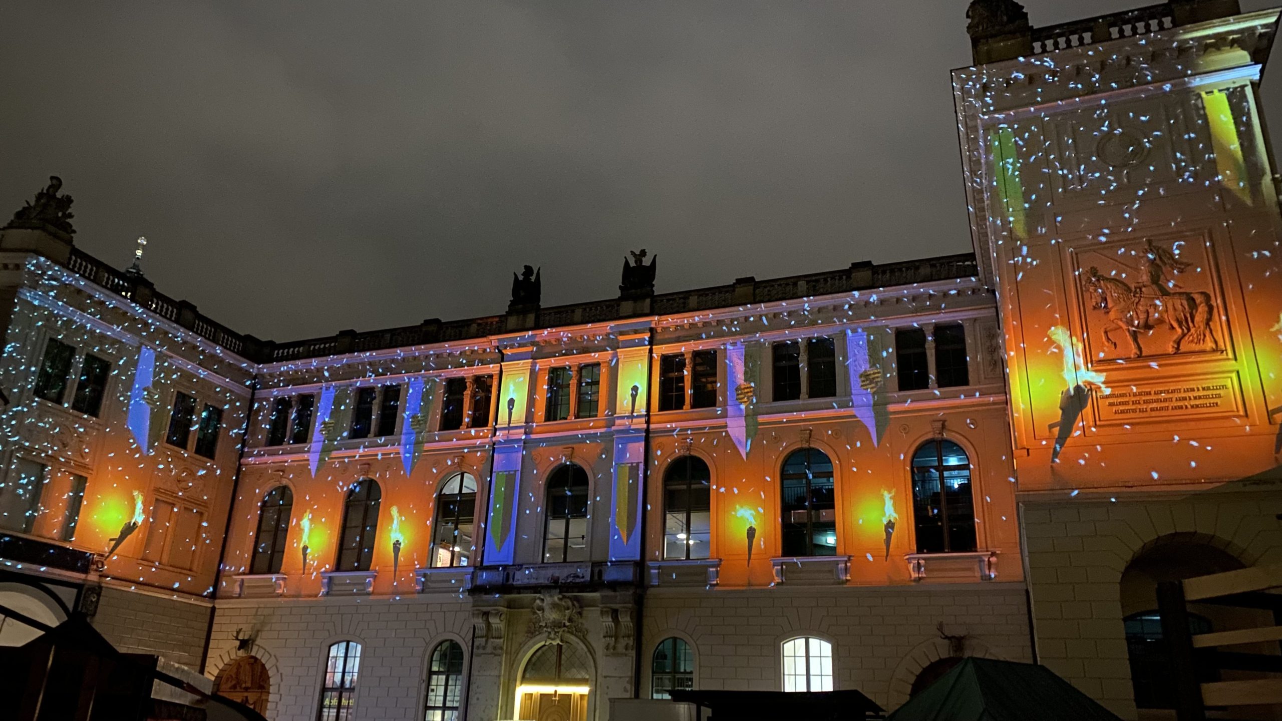 Videomapping Stallhof Dresden